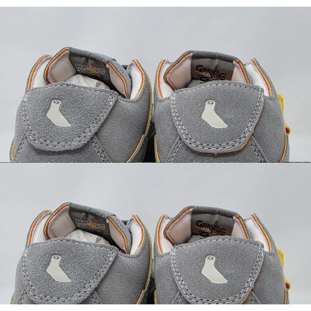 MSCHF Gobstomper‎ Graylag Goose Edition-Gray/Red/Orange/Yellow Men's size 12 NWB